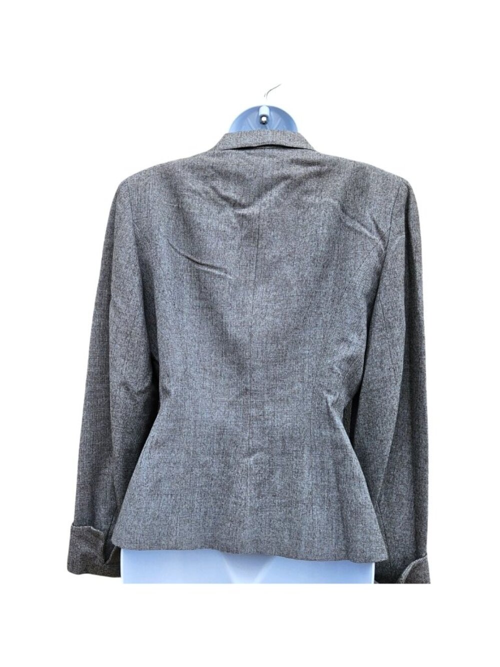 Vintage 30s 40s Gray Wool Hourglass Jacket Union Label Medium Vintage 26" Waist - Picture 6 of 16
